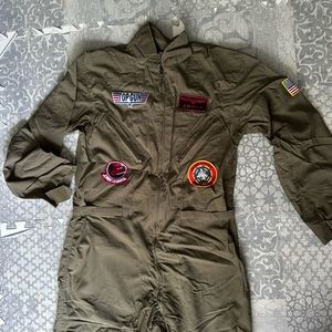 Top Gun male flight suit costume - like new halloween